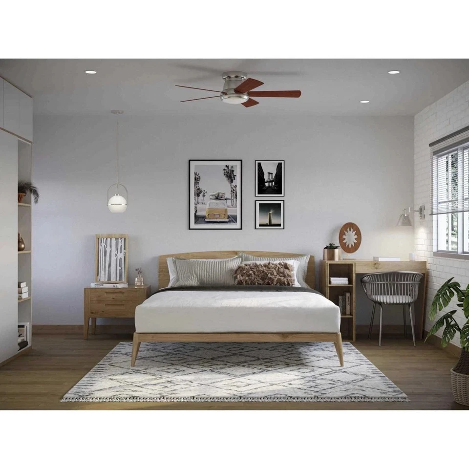 Bowery + Grove 52159-BNL Irving Indoor Ceiling Fan Brushed Nickel - Image 2 of 4