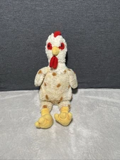 Mary Meyer Marshmallow Zoo Chicken Plush Spotted Brown Rooster Bird 14" Toy Pet