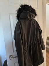 Regatta Woman Black Winter Parka Outerwear Jacket Coat Waterproof, Size 8 BNWNT