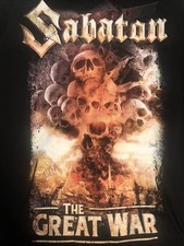 Sabaton  The Great War  Pullover Hoodie Unisex M/Black Official Tag NWOT 