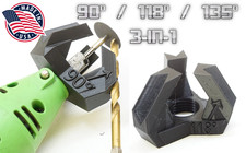 Guía Afilador de Brocas Dremel 3 Ángulos M19-2 Rosca Hecha en EE. UU. Herramienta de Precisión
