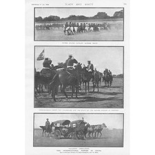 BOXER REBELLION Szenen mit den internationalen Streitkräften - Antikdruck 1900