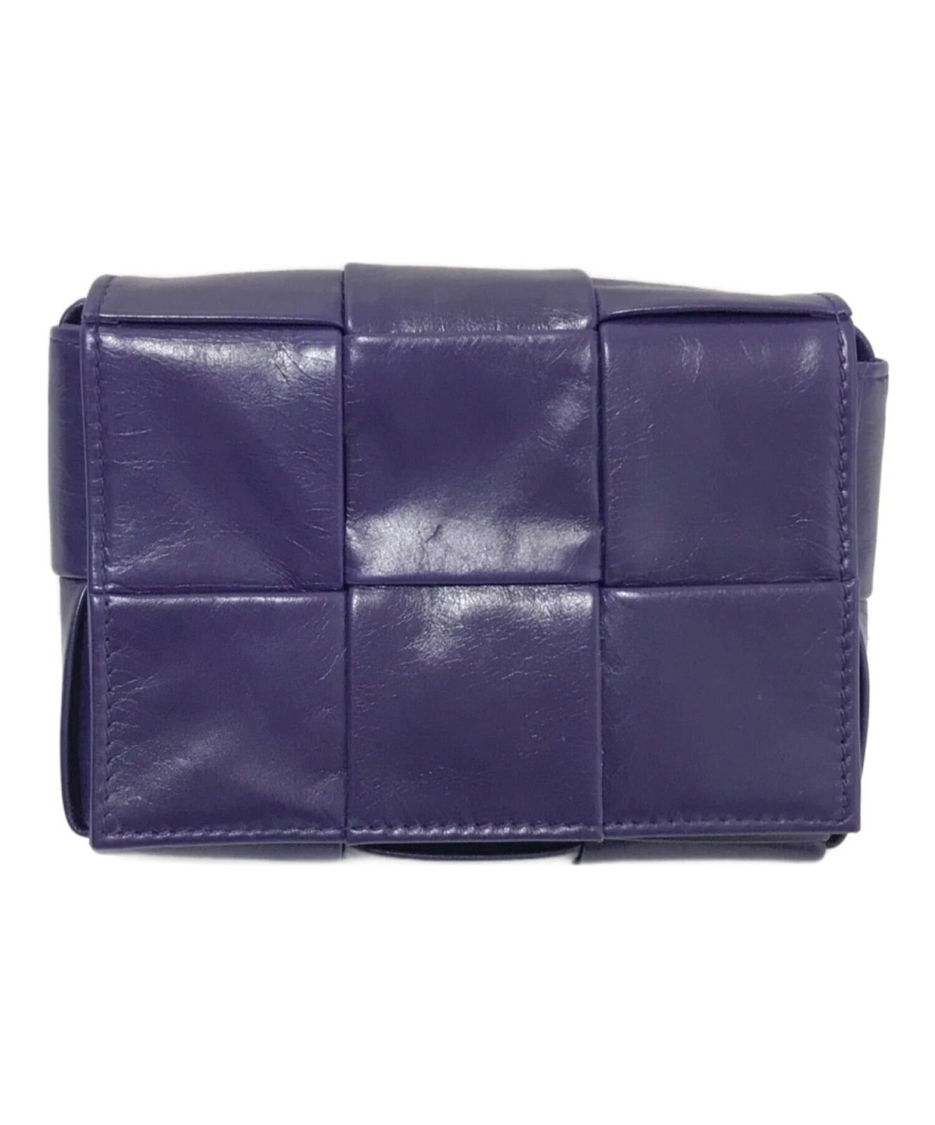 Bottega Veneta — BOTTEGA VENETA Candy Cassette Maxi Intrecciato Purple Bag 667048 SR1082