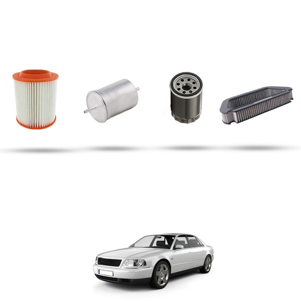 Hoffcar Set Service Kompatibel Mit Audi A8 (4E) 3.0 V6 162Kw Von 2003-image