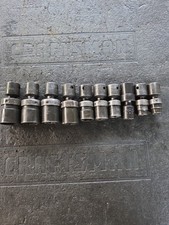 Snap-on 12 Drive Impact Swivel Socket Set Imb 716-1. Sae. 916 Is Mac Good.