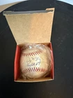 Denny McLain Signed Baseball Detroit Tigers 1968 & 1969 AL Cy Young Rawlings
