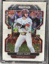 2022 Panini Prizm Draft Picks Kody Huff  White Disco # PDP160 (SN)/50
