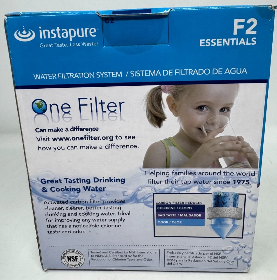 Instapure F2 Essentials Faucet Filter System F2BWT3P-1ES New Free Shipping! - Image 3 of 4
