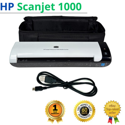  HP Scanjet Professional 1000 Mobile Document Scanner w/Kit 1 YEAR WARRANTY! 