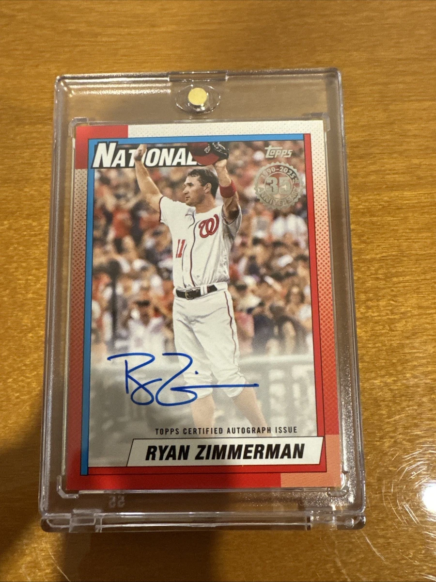 Rare Gant baseball cuir RAWLINGS USA édition RYAN ZIMMERMAN