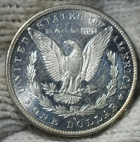 1881-o Morgan Silver Dollar Brilliant Uncirculated Cameo With  Mirrors Reverse