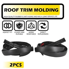 2PCS ROOF DRIP MOLDING FOR 2005-15 TOYOTA TACOMA DOUBLE CAB RH&LH 75551-04063 K