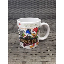 Vintage 1996 Universal Studios Hollywood Mug I Love Grandma Woody Woodpecker