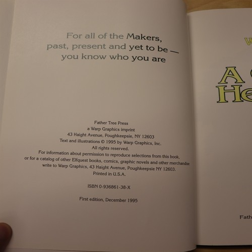 Elfquest A Gift Of Her Own (1995) Hardcover Wendy Pini - Picture 7 of 10