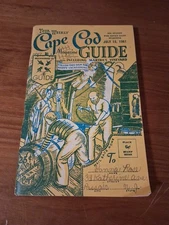 Vintage 1961 Cape Cod Weekly Guide Magazine Advertising Map Book Great Ads 60's