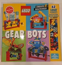 LEGO Klutz Gear Bots Kit-STEM Building Set 62 LEGO Pieces - NEW!
