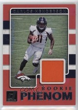 2017 Panini Donruss Rookie Phenom Jerseys Carlos Henderson #21 ne1