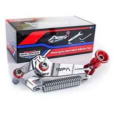  Motorcycle Chain Slack Adjuster Tool - Innovative Chain Tensioning Tool Red