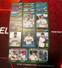 2026 Topps Heritage Dark Green Border 17 Card Lot. No Dupes. Judge Baldwin