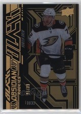 2022-23 SPx UD Black Obsidian Rookies Gold 95/99 Hunter Drew #OR-40 1ax4