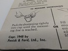 Brer Rabbit's New Orleans Molasses Recipes Booklet 1948 Vintage — photo 3