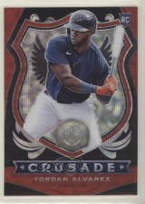 2020 Panini Chronicles Crusade Ruby Wave Prizm 91/199 Yordan Alvarez #2 9o3