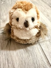 NEW Douglas Cuddle Toy Owl 7" Plush Stuffed Animal Brown White Bird Kids Toy