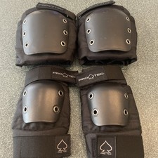 Pro-Tec Youth Medium Black Skate Knee/Elbow P...