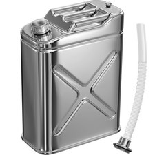 Stainless Steel Water Container for Camping - 5 Gallon Metal Tank Jug