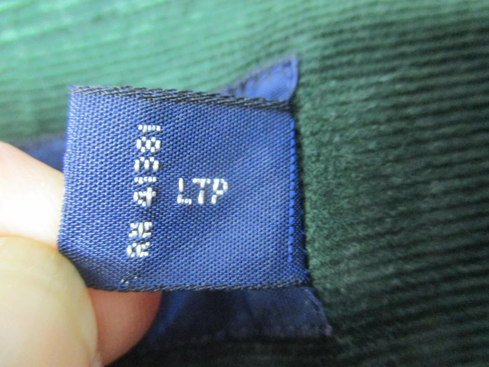 Polo Golf Ralph Lauren Shirt Mens 2XL Green Benford Corduroy Elbow Patch Pockets - Image 4 of 4