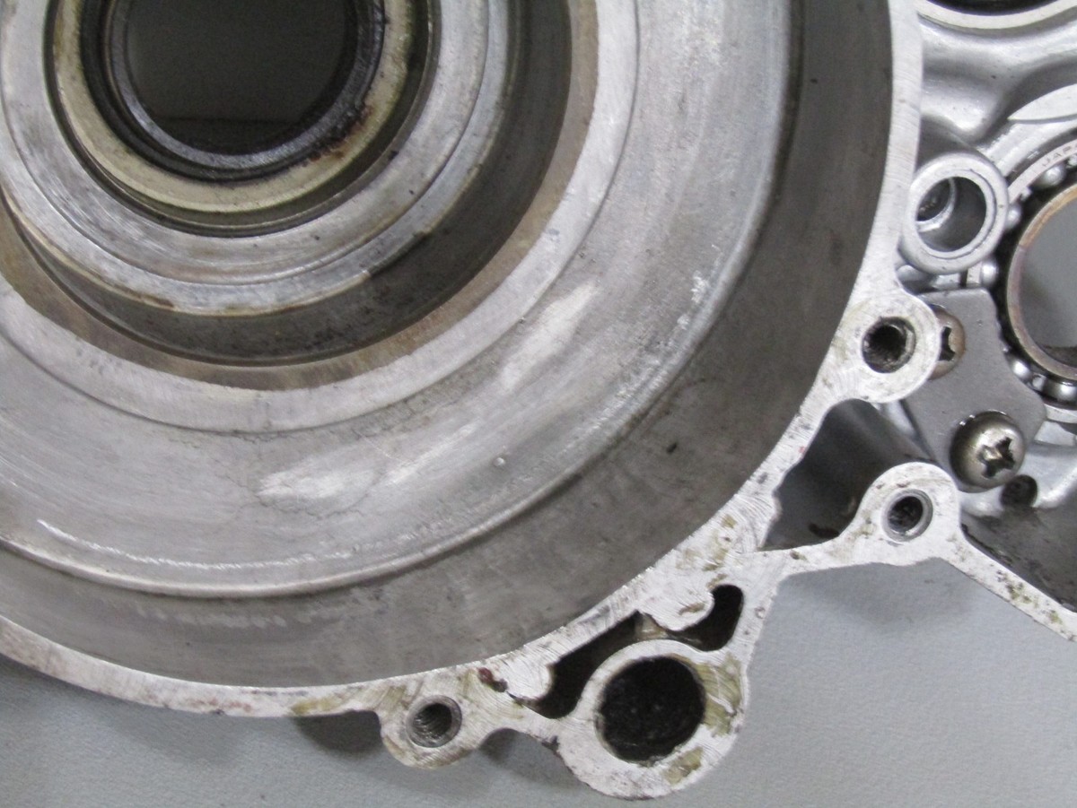 Kx500 Kawasaki 1989 KX 500 Crankcase Left Crank Case Engine for