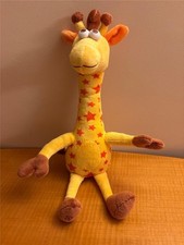 2015 Toys"R"Us Geoffrey Yellow GIRAFFE PLUSH Stuffed TOY Orange Stars