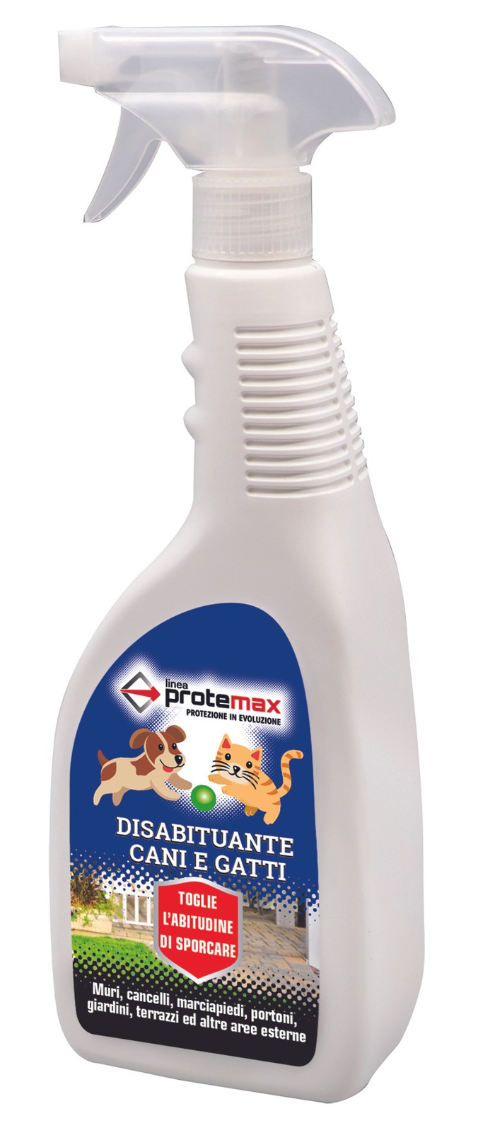 Repellente Educativo Cani Gatti 750ml - Barriera Olfattiva Professionale
