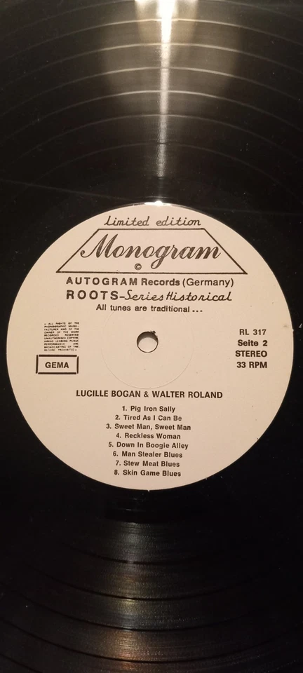 Lucille Bogan & Walter Roland - Alabama Blues (1930-1935) - Vinyl LP - Image 3 of 4