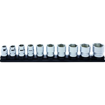 Ko-ken RS4400MZ/10 Z-EAL 1/2'' Hex Socket Rail Set 10pcs Made in Japan