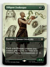 FOIL - MTG - Diligent Zookeeper (Borderless) #327 - Avatar: The Last Airbender