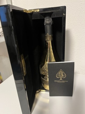 Show Flasche Dummy Champagner Armand De Brignac mit Geschenkverpackung!