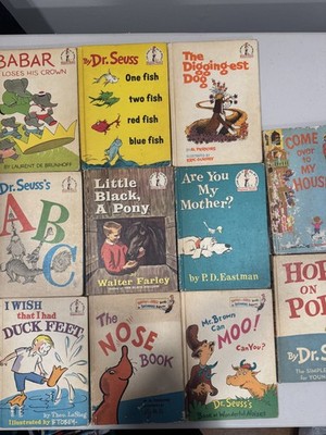 Lot of 11 Beginner Books Dr. Seuss Book Club Edition Childrens first book