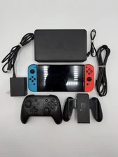 Nintendo Switch OLED Model HEG-001 Handheld Console - 64GB w/ Pro Controller!