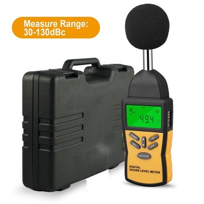 Digital LCD Sound Level Meter 30-130DB Noise Volume Decibel Tester A/C Fast/Slow