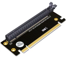 PCIe 16x Riser Card,PCI-e Express 4.0 16X Male to Female Extension Card for 1...