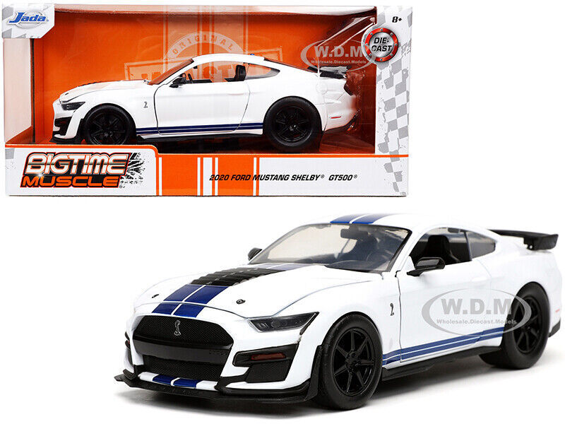 ミニカー 1:24 BTM 2020 Ford Mustang Shelby GT500 2020 Ford Mustang Shelby G.T. 500 BTM Gloss White | Jada Toys