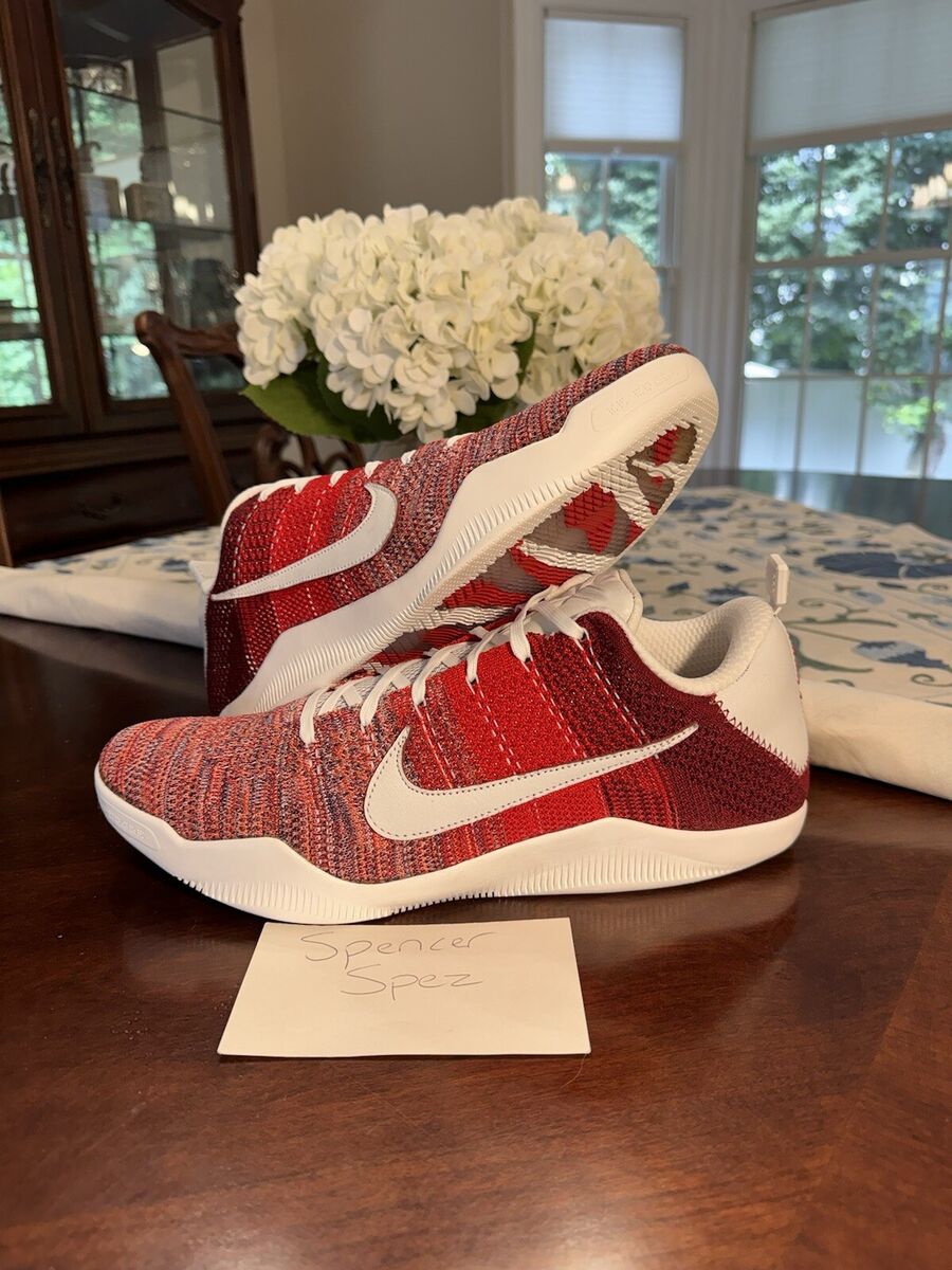 Nike Kobe 11 Elite Low 4KB Red Horse Flyknit '824463-606 Nike Kobe 11 Elite Low 4KB Red Horse Flyknit '824463-606