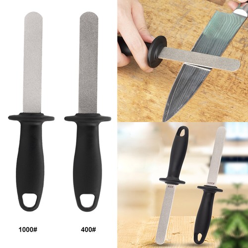 1X 400#/1000# Diamond Knife Sharpener Rod Kitchen Sharpening Steel Household AU - Picture 2 of 12