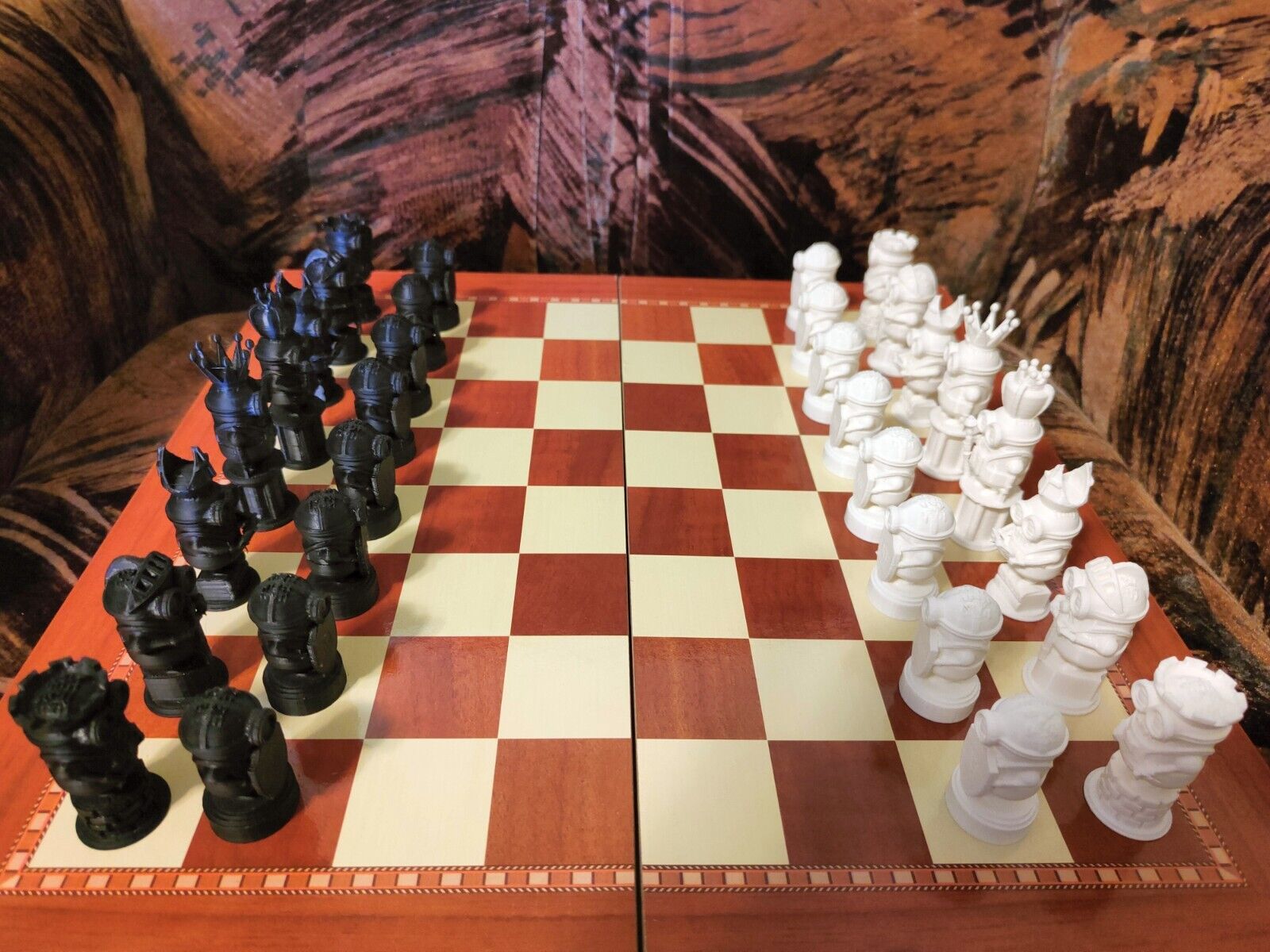 Chessboard Chess Wood Live Wallpaper - free download