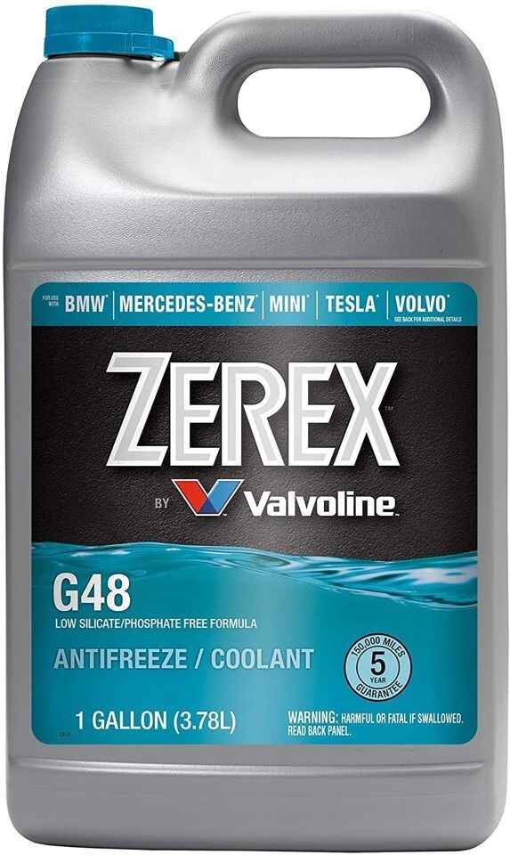 New Valvoline Zerex G-48 Coolant Antifreeze (Blue) CONCENTRATE