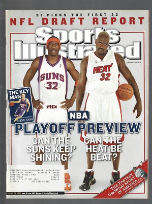 Sports Illustrated April 25, 2005 NBA Playoff Preview Shaq NFL Draft Report VG