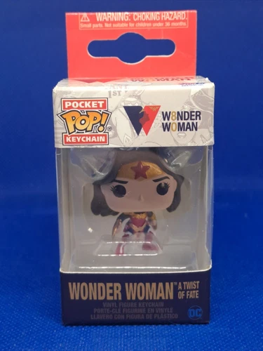 Funko Pocket Pop! Schlüsselanhänger: Wonder Woman 80th - Wonder Woman A Twist Of Fate - Bild 1 von 1