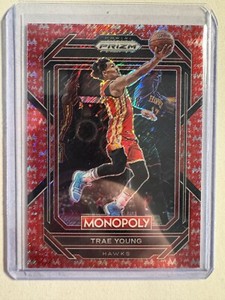 K306,011 - 2022-23 Panini Prizm Monopoly Red Money Shimmer #1 Trae Young #/100