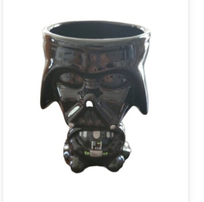 Star Wars Darth Vader Black Ceramic Goblet Cup Coffee Mug By Galerie